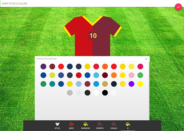 create any football kit you like